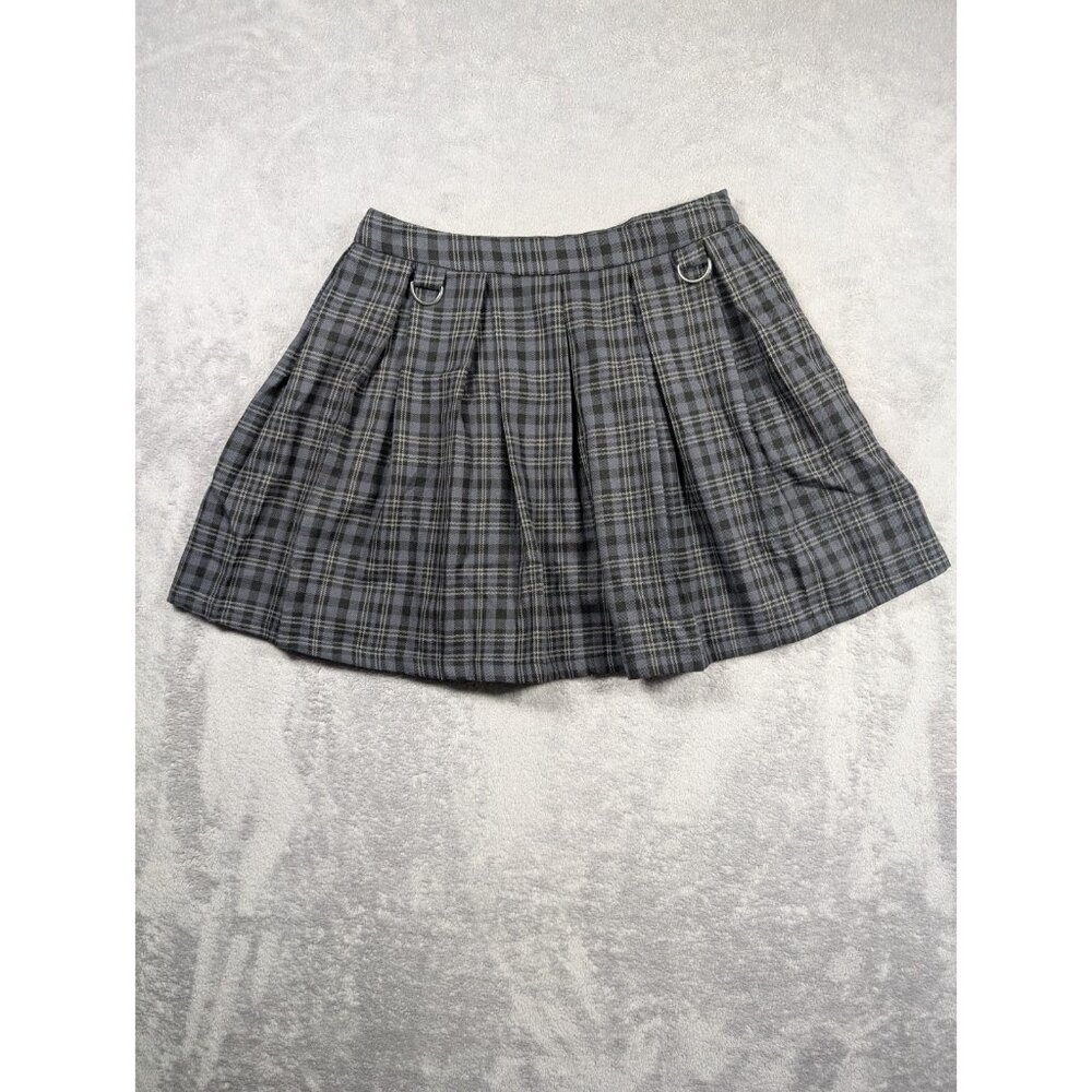Hot Topic Skirt Women Size Small Black Plaid Emo Grunge Goth Edgy Punk Witchcore